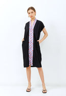 CHERRY BLOSSOM Kebaya Dress Black