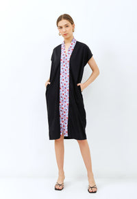 CHERRY BLOSSOM Kebaya Dress Black