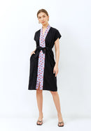 CHERRY BLOSSOM Kebaya Dress Black