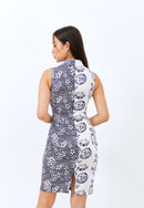SAKURA さくら NAVY Batik Cheongsam Dress