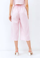 CHERRY BLOSSOM Embroidery Pink High Waist Pants