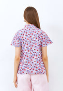 CHERRY BLOSSOM Sleeve Cheongsam Top