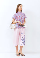 CHERRY BLOSSOM Sleeve Cheongsam Top