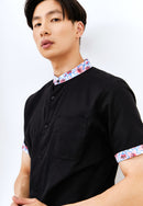 CHERRY BLOSSOM Black Man Shirt