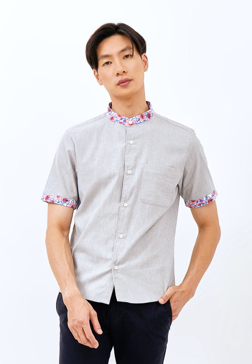 CHERRY BLOSSOM Grey Man Shirt