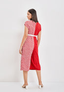 KAWUNG TILES RED Batik Jumpsuit