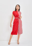 KAWUNG TILES RED Batik Jumpsuit