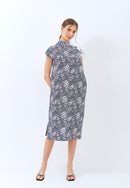 SAKURA さくら NAVY Kimono Cheongsam BATIK
