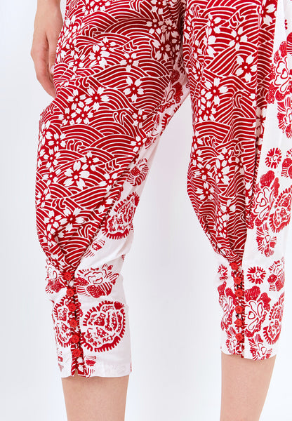 SAKURA さくら Red 3-Way Pants