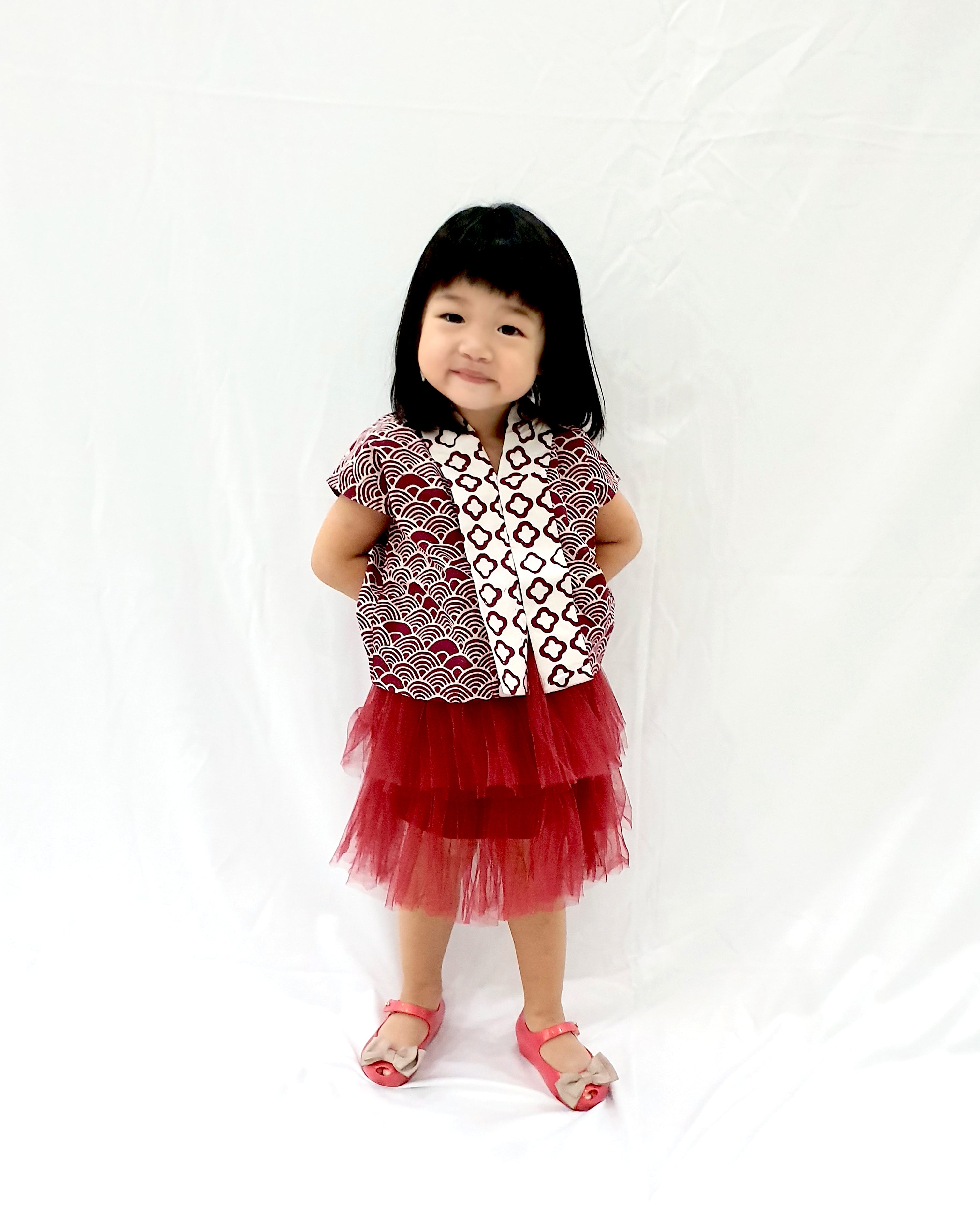 MiniMe Tulle Skirt Burgundy