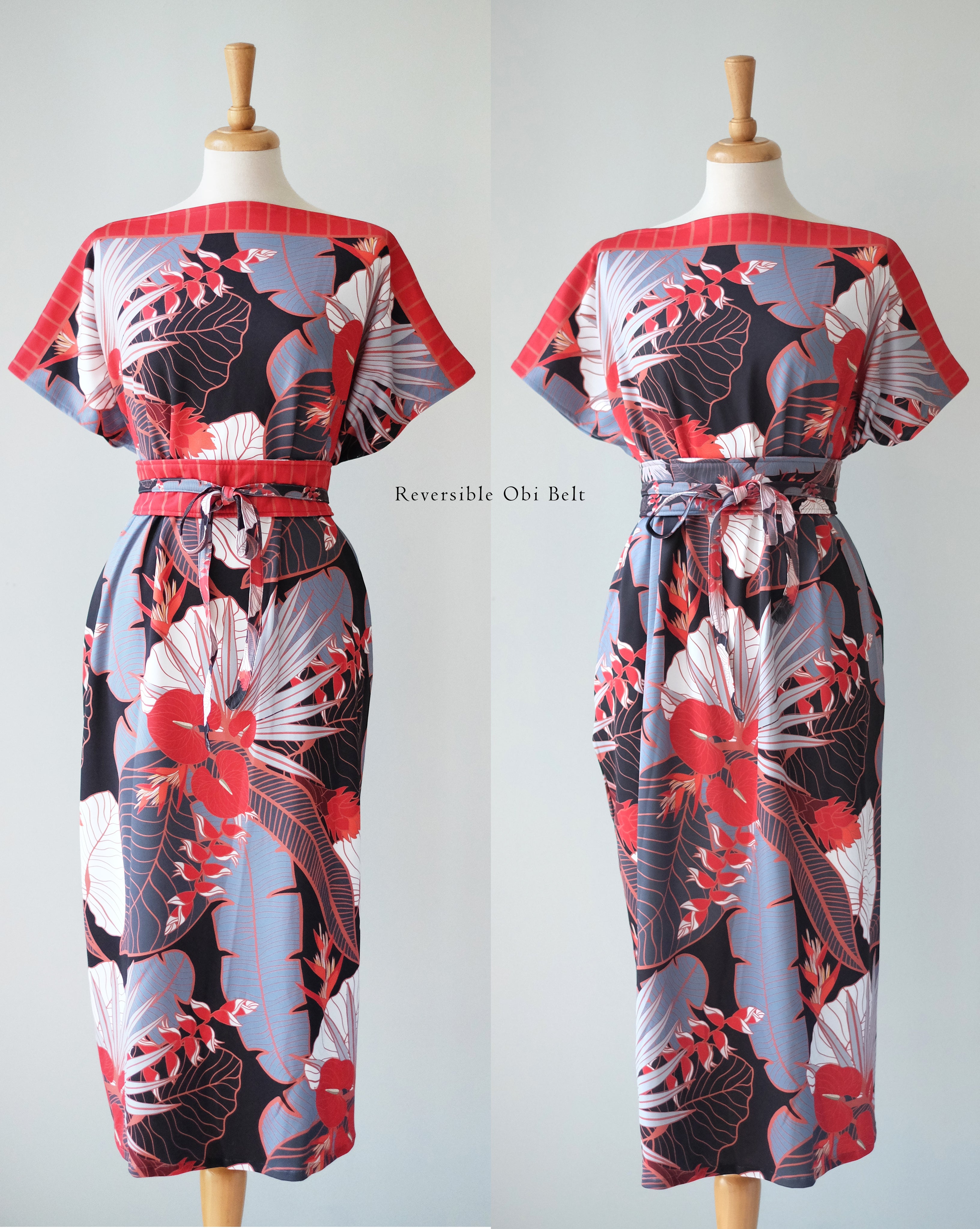 [SINGAPORE STORY] Tropical Garden Kimono Dress
