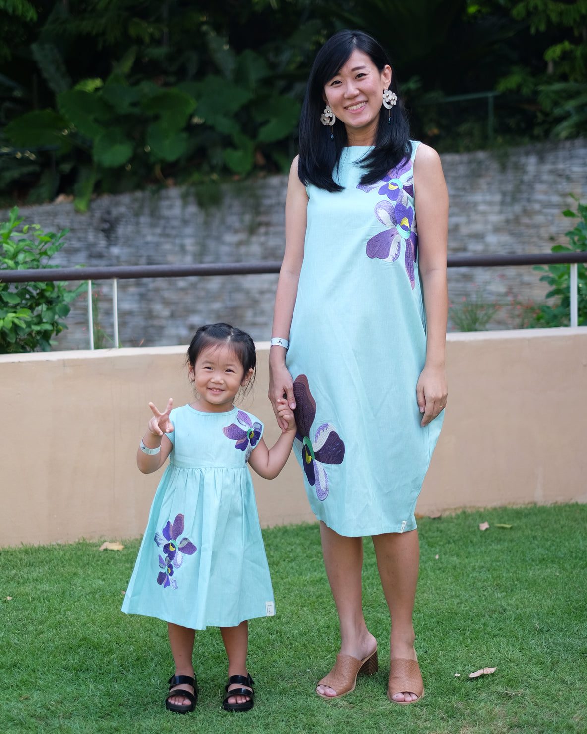 VANDA Mint Tulip Dress