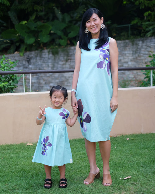VANDA Mint Tulip Dress