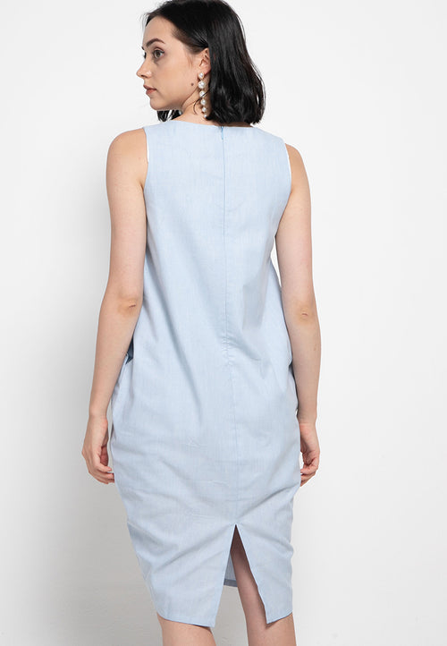 VANDA Blue Tulip Dress
