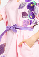VANDA Pink Kimono Dress