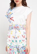WHITE 花 HANA Slim Jumpsuit