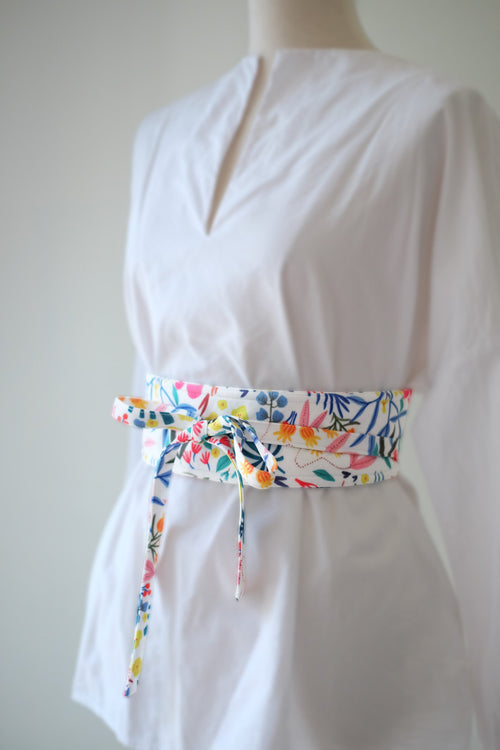 WHITE HANA Obi Belt