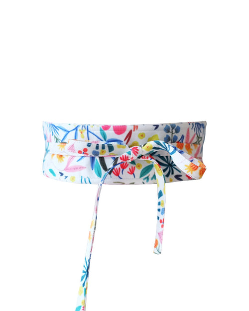 WHITE HANA Obi Belt
