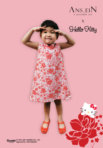 HELLO KITTY PEONY MiniMe Cheongsam Dress